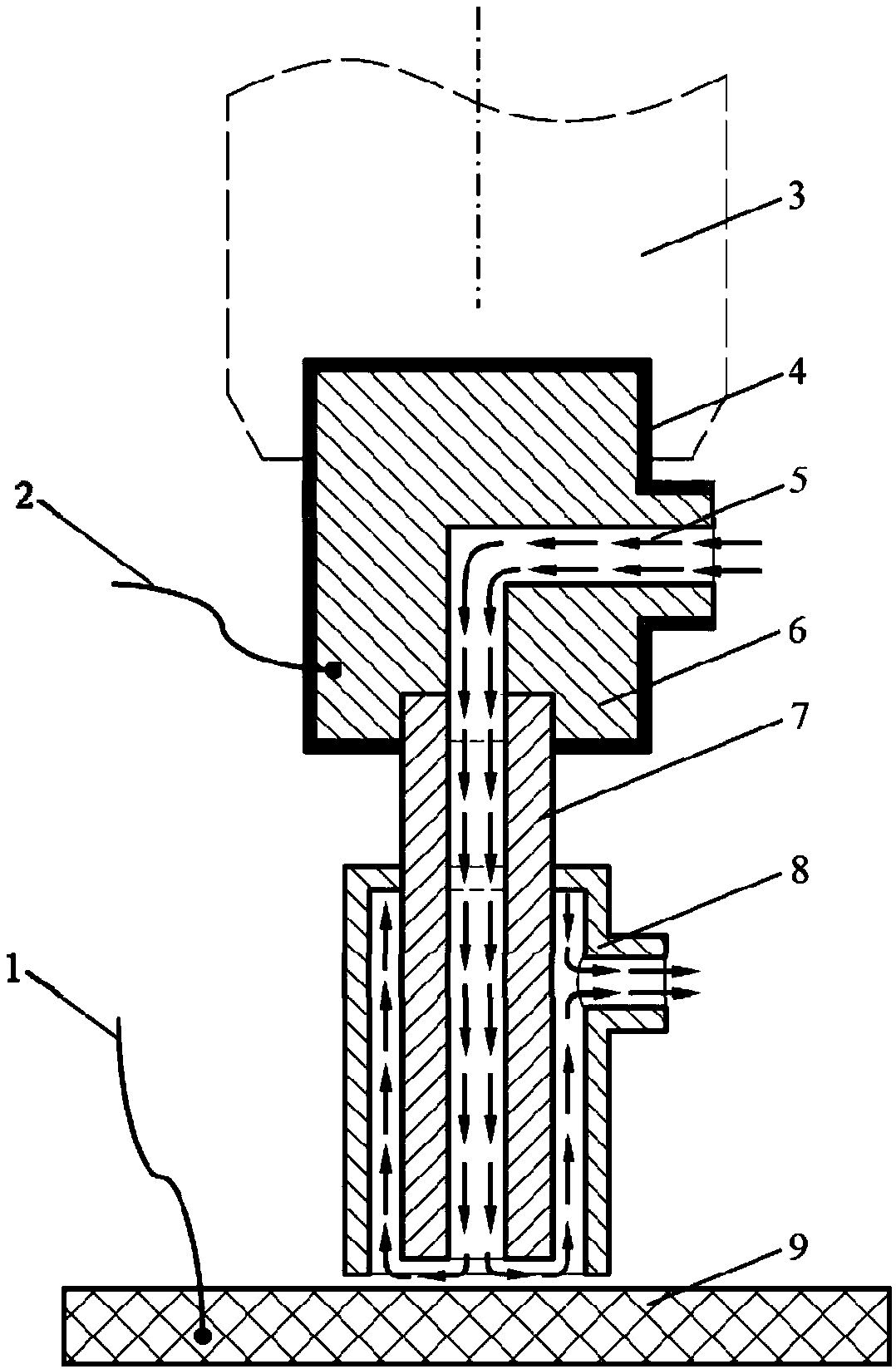 Scanning-type micro-arc oxidation treatment device and method