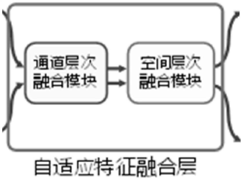 Multi-task face attribute classification method and system based on adaptive feature fusion