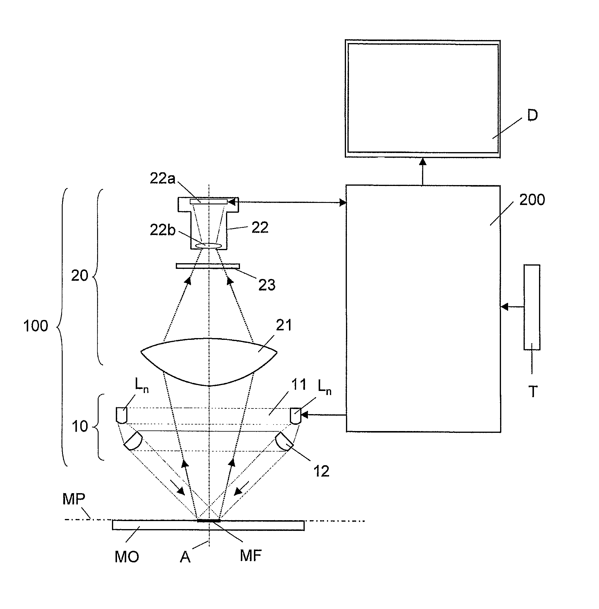 Color measuring device