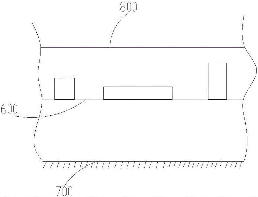 Large platform arrangement structure for nuclear power station conventional island workshop, and nuclear power station conventional island workshop