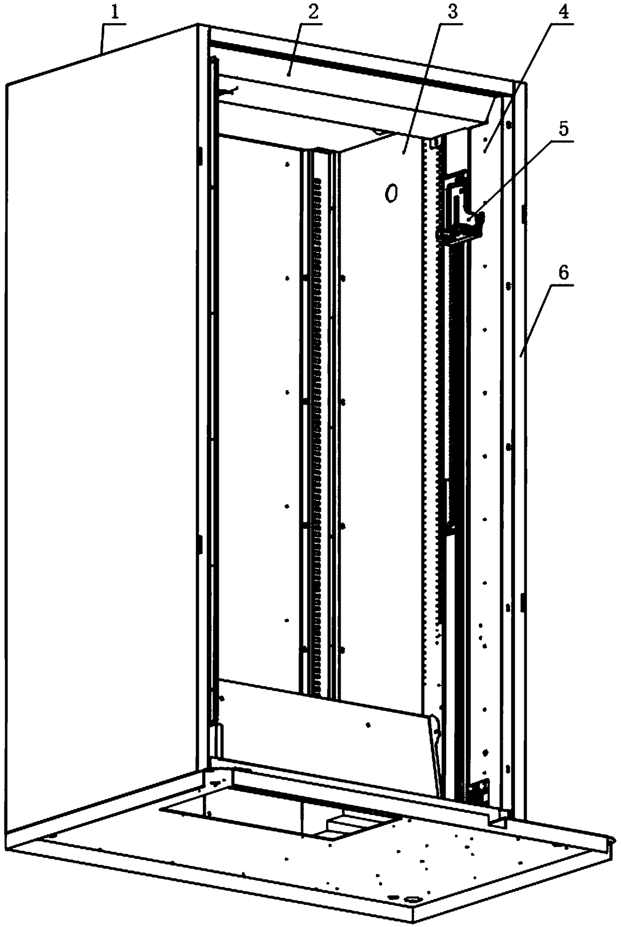 Vending machine lift and anti-theft pickup structure