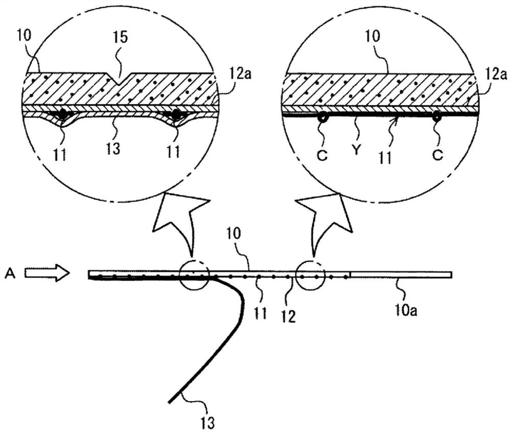 Insect capturing sheet and insect capturing tool using the same