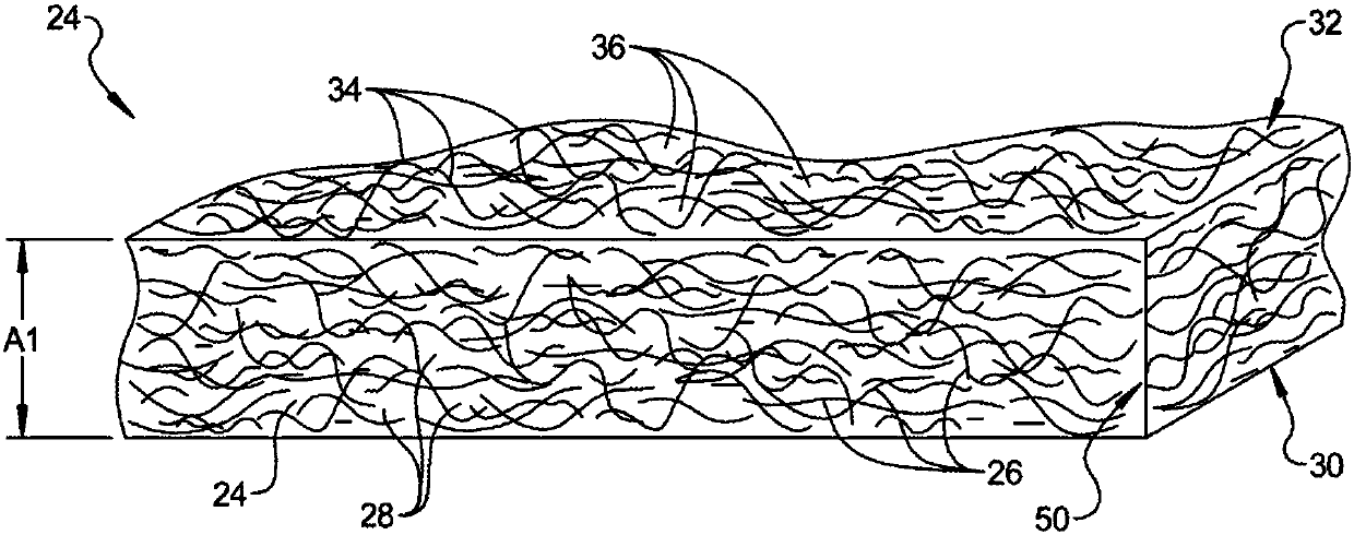 Acoustic insulator mat with liquid applied sprayable coating and method for making the same