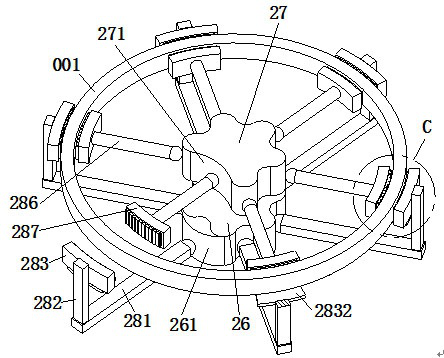 Burr removing device for formed rubber sealing ring of petroleum machine