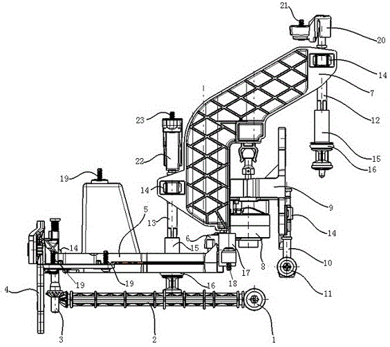 Adjusting mechanism for adjusting luminance of three reflection bowls of headlamp