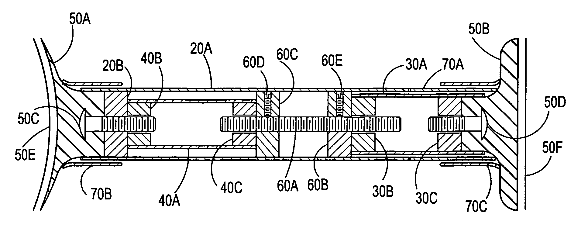 Telescoping support bar