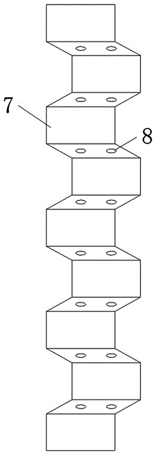 Bolt pin-type crossed tenon tooth precast concrete unit and preparation method thereof