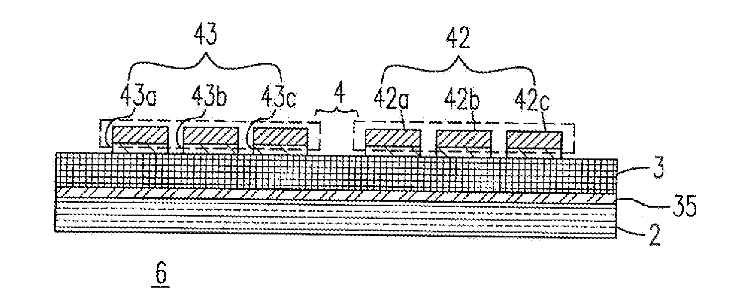 Transfer print structure and the manufacturing method thereof