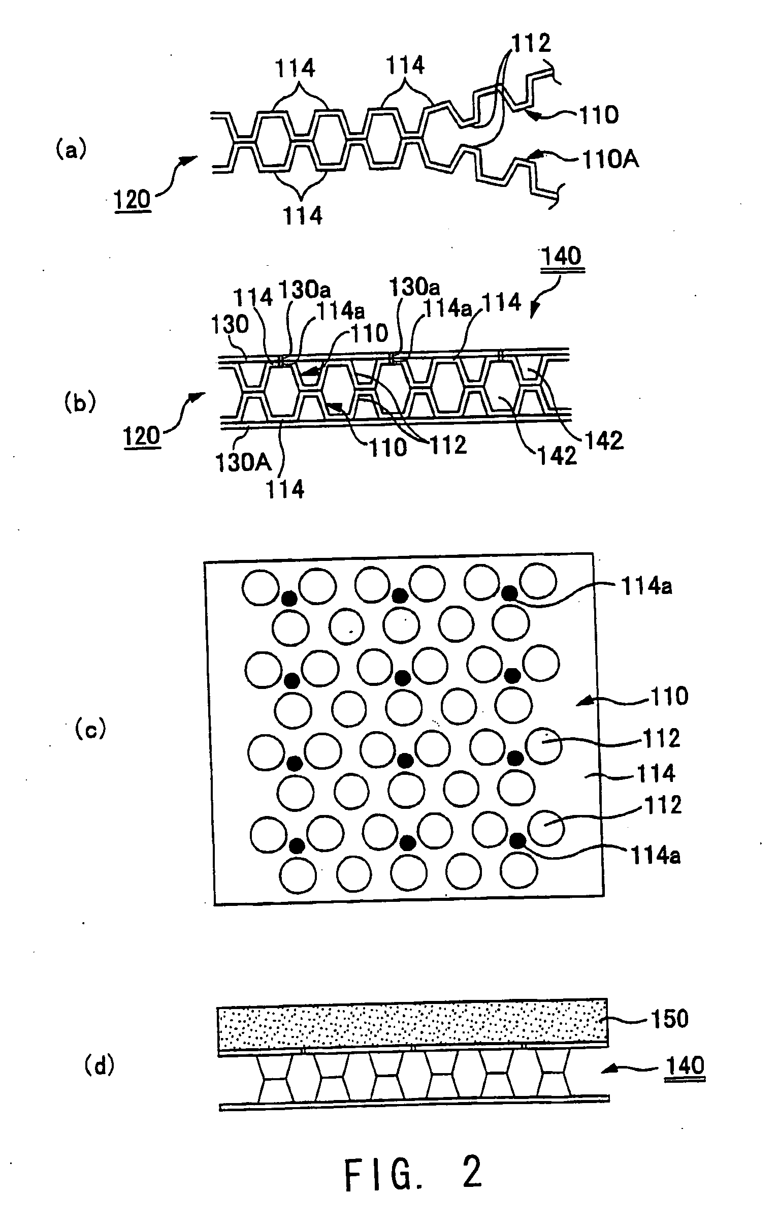 Hollow structure plate, manufacturing method thereof, manufacturing device thereof, and sound absorbing structure plate