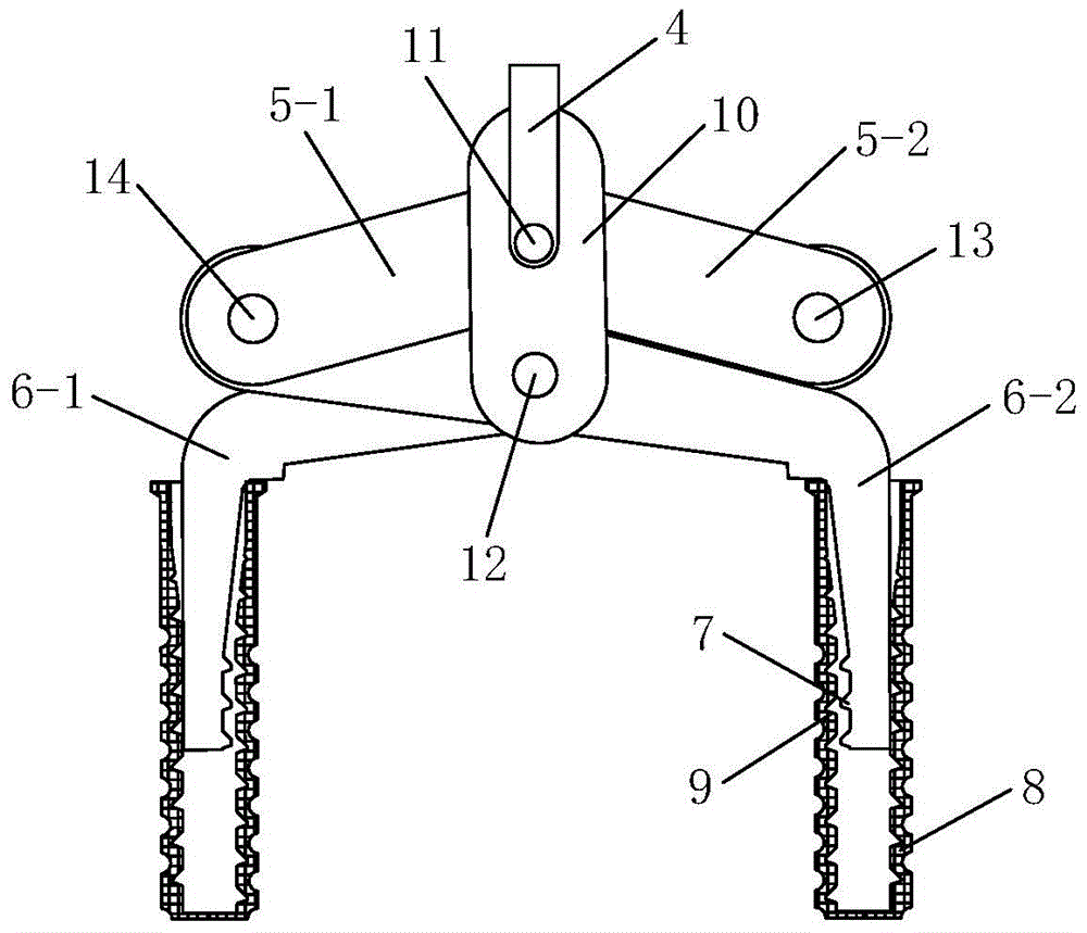 Pre-buried casing type sleeper hoisting device