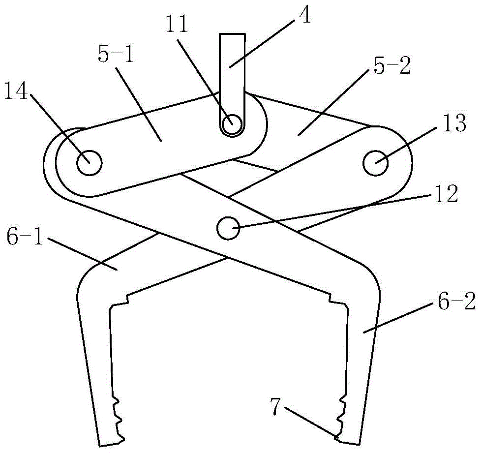 Pre-buried casing type sleeper hoisting device