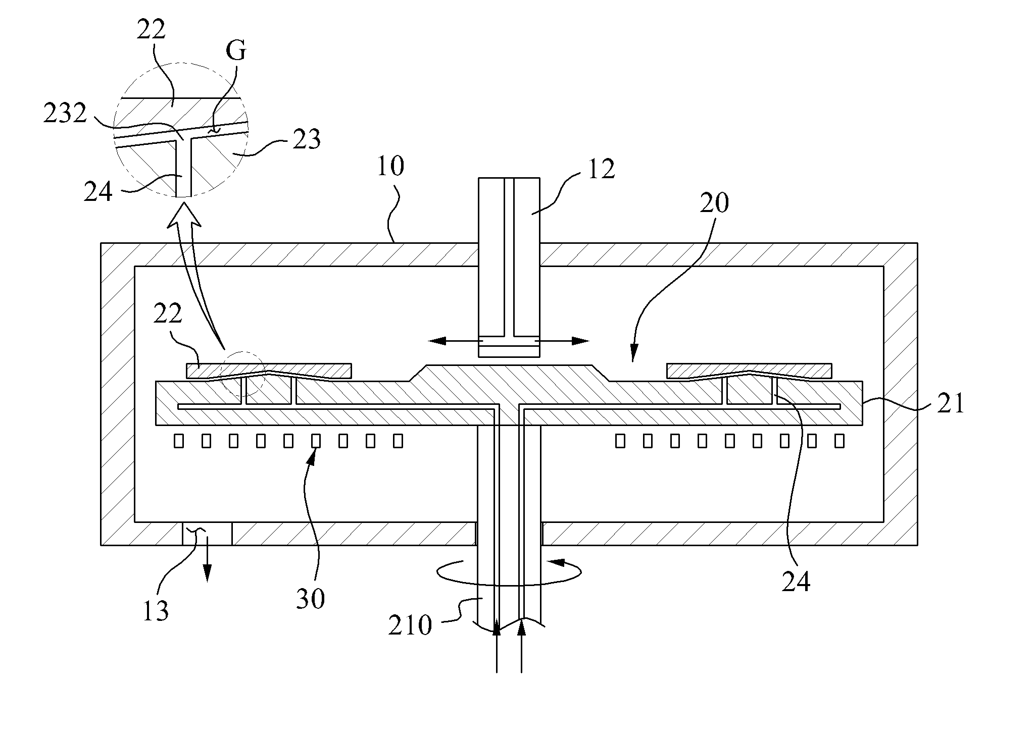 Susceptor and apparatus for CVD with the susceptor