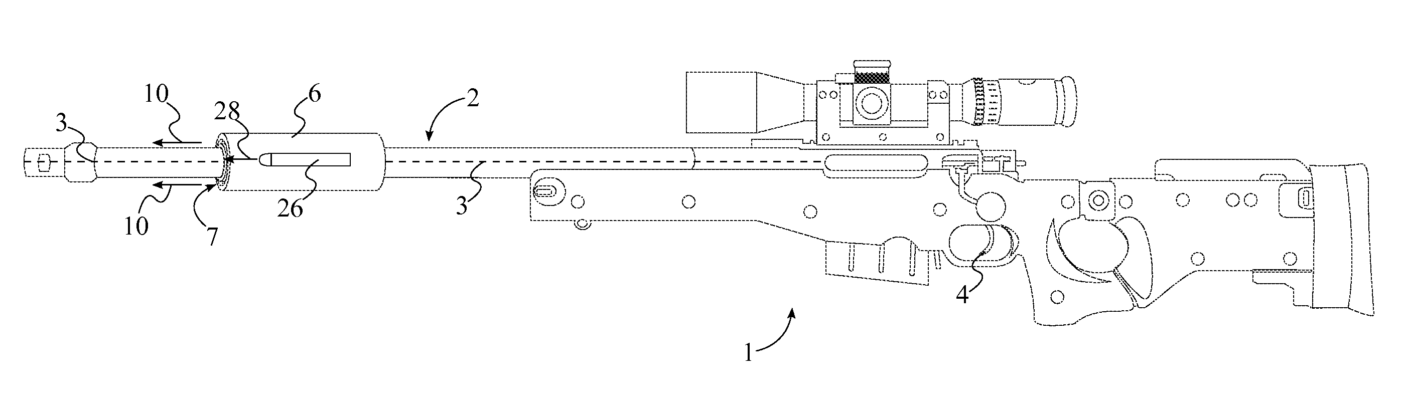 Laser-guided projectile system