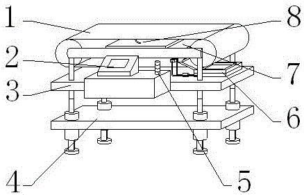 High-stability self-balancing dynamic weighing platform