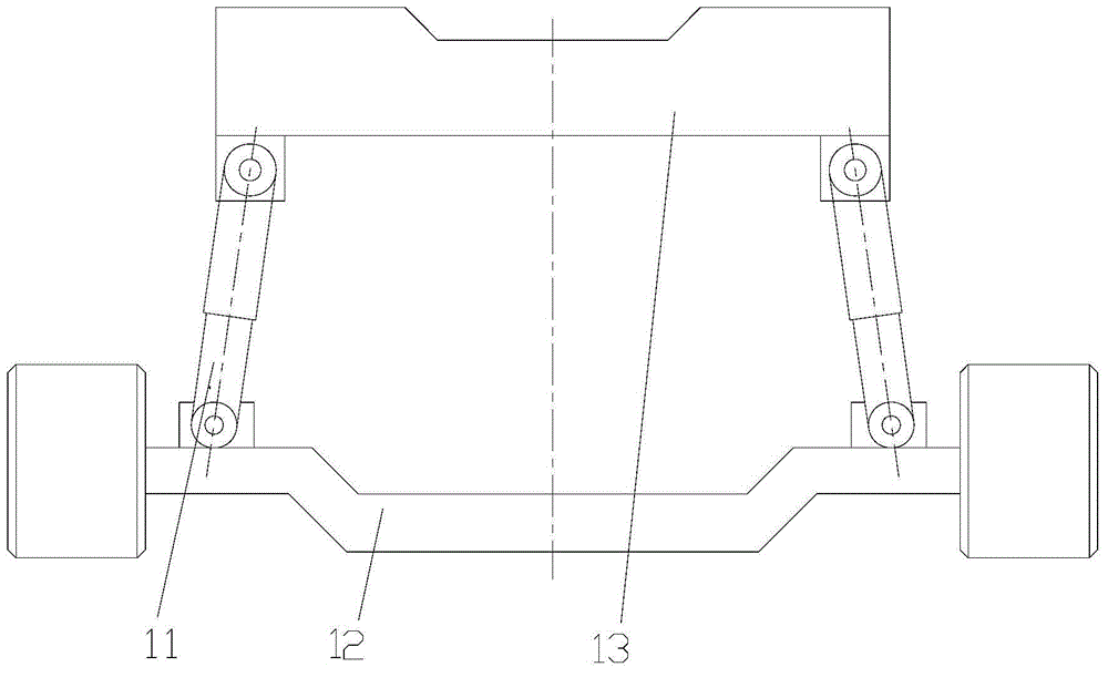 Suspension cylinder and crane