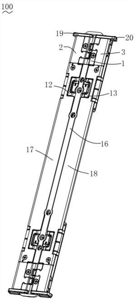 Inner folding hinge applied to mobile terminal