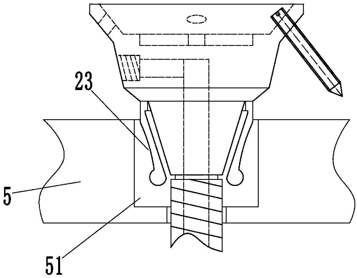 Bone bolt and manufacturing process of bone bolt