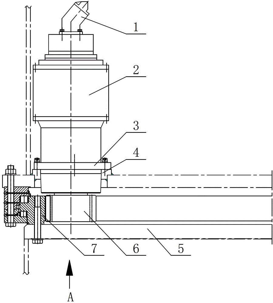 Crane slewing mechanism capable of adjusting gap between gears