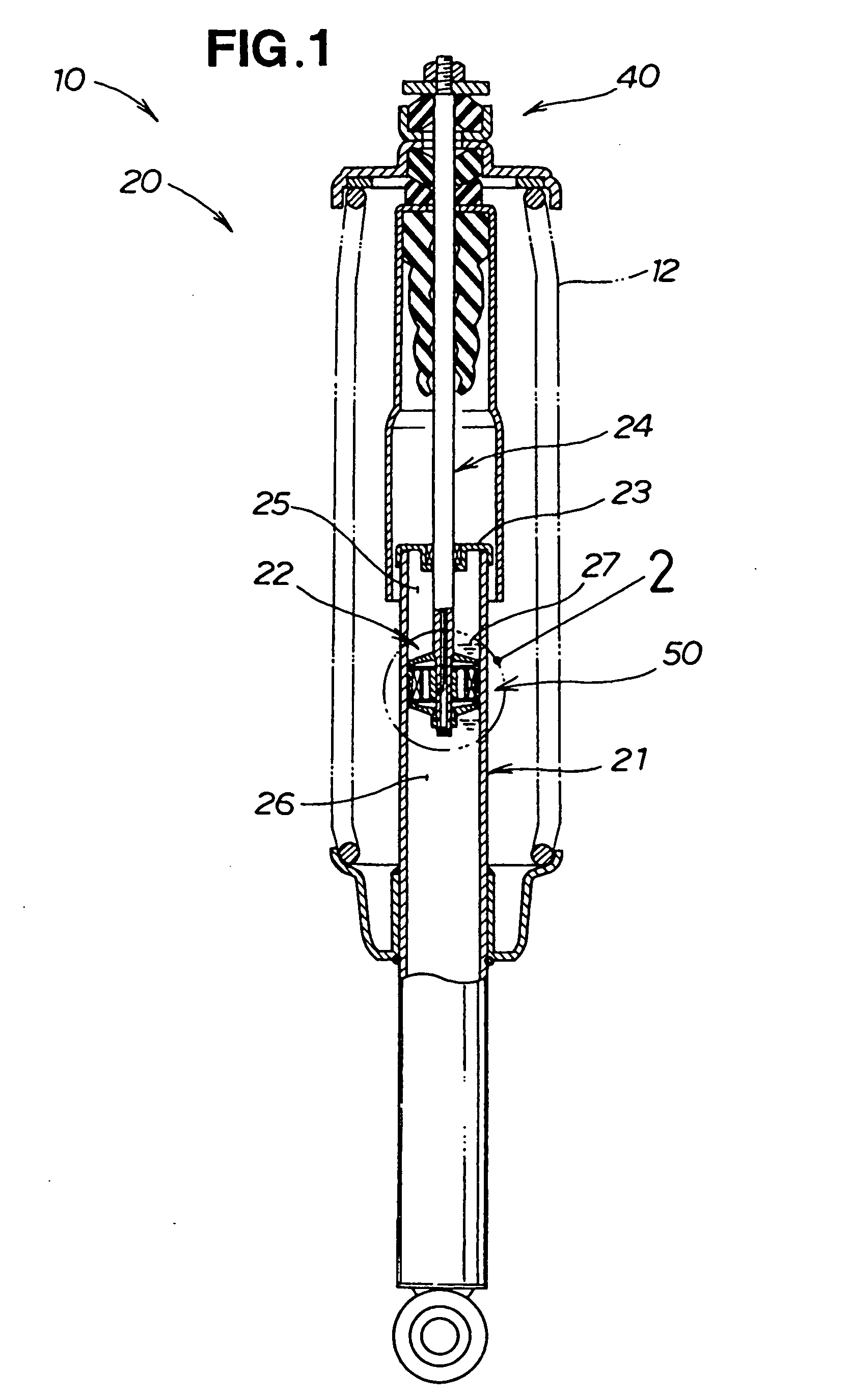Vehicle damper of variable damping force