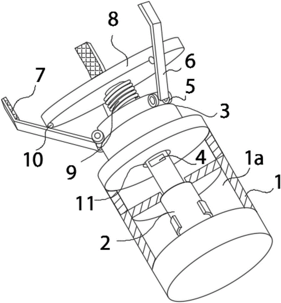 Accurate positioning industrial mechanical claw