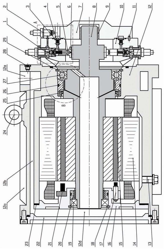 Digital variable hydraulic motor radial plunger pump