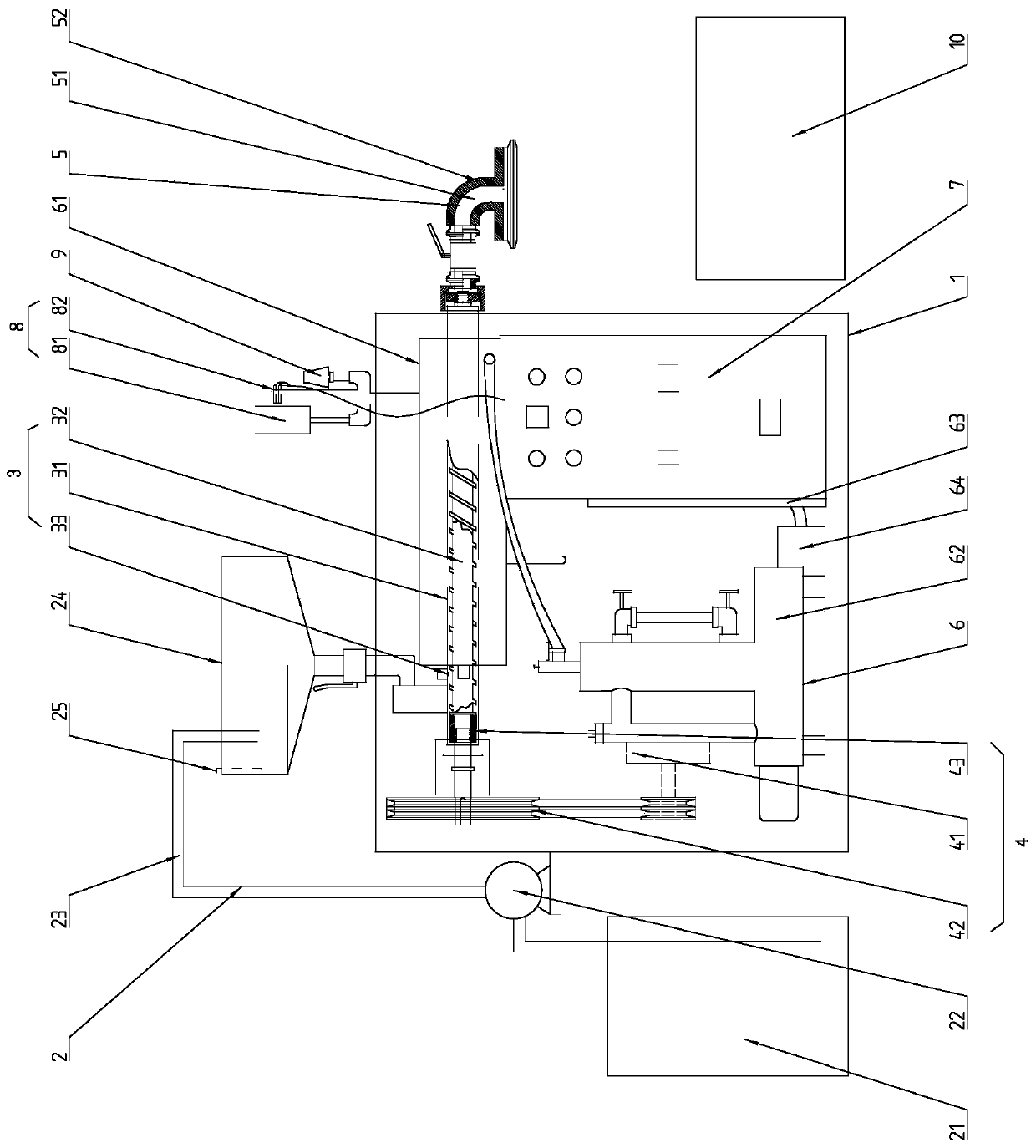 Convenient and multifunctional making machine for fresh wet rice noodles