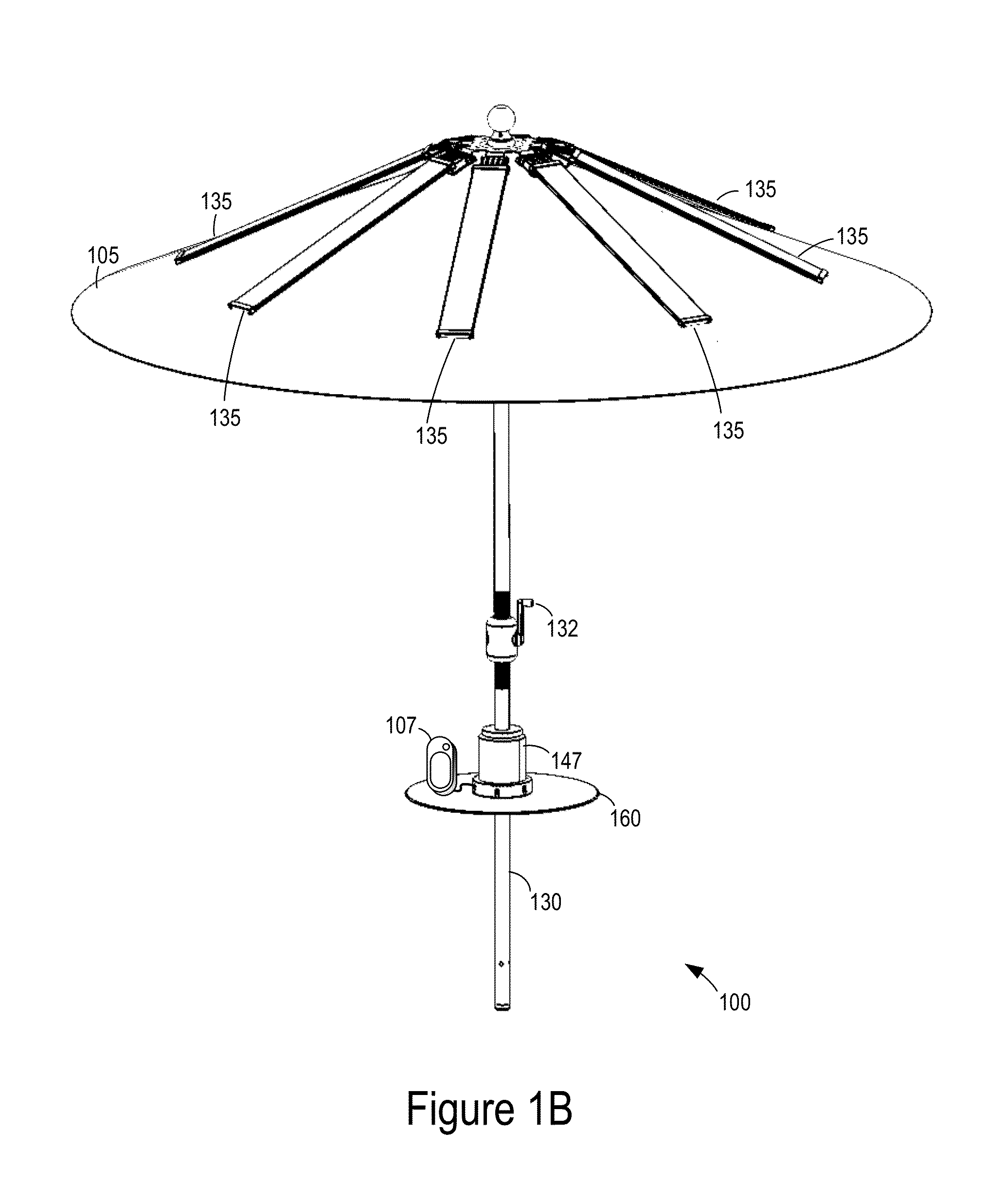 Sunshades with Solar Power Supplies for Charging Electronic Devices
