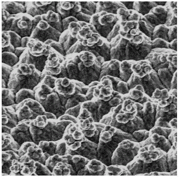 Surface treatment roughening process for electronic copper foils