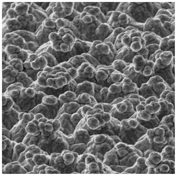 Surface treatment roughening process for electronic copper foils