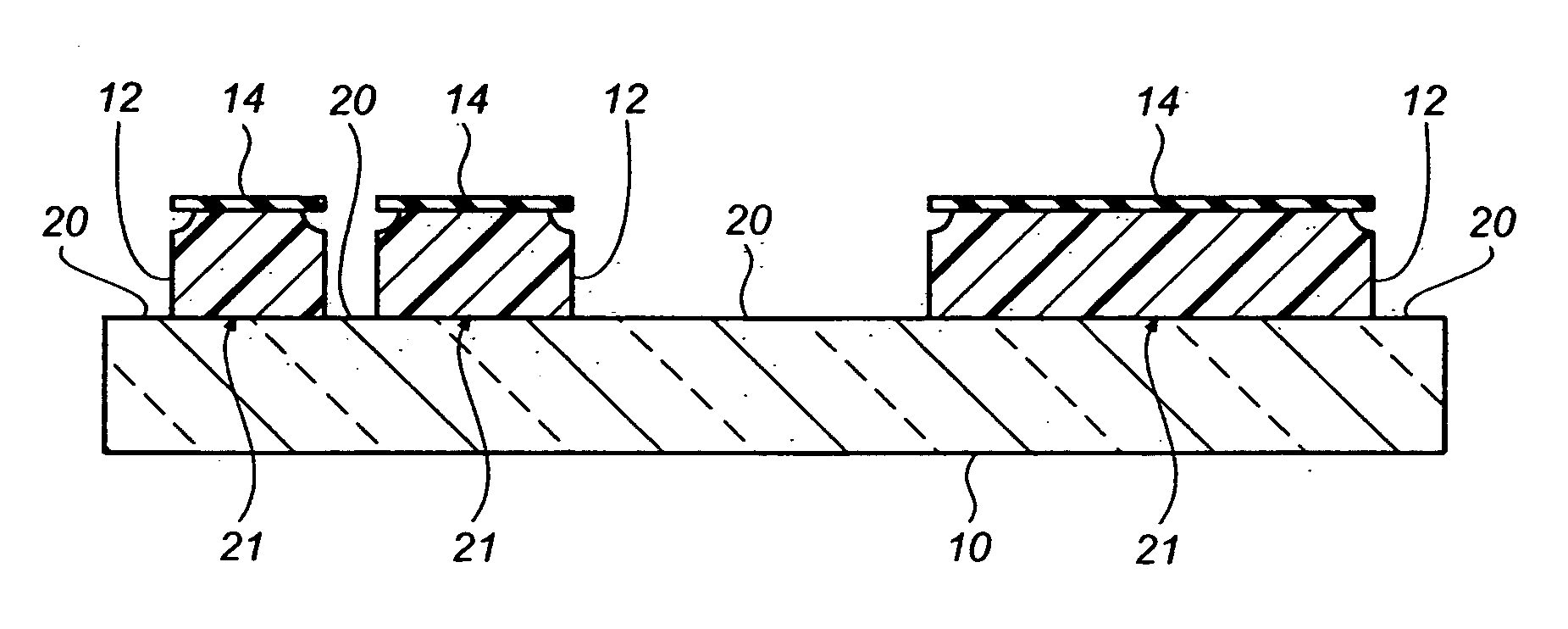 Method of strengthening a microscale chamber formed over a sacrificial layer