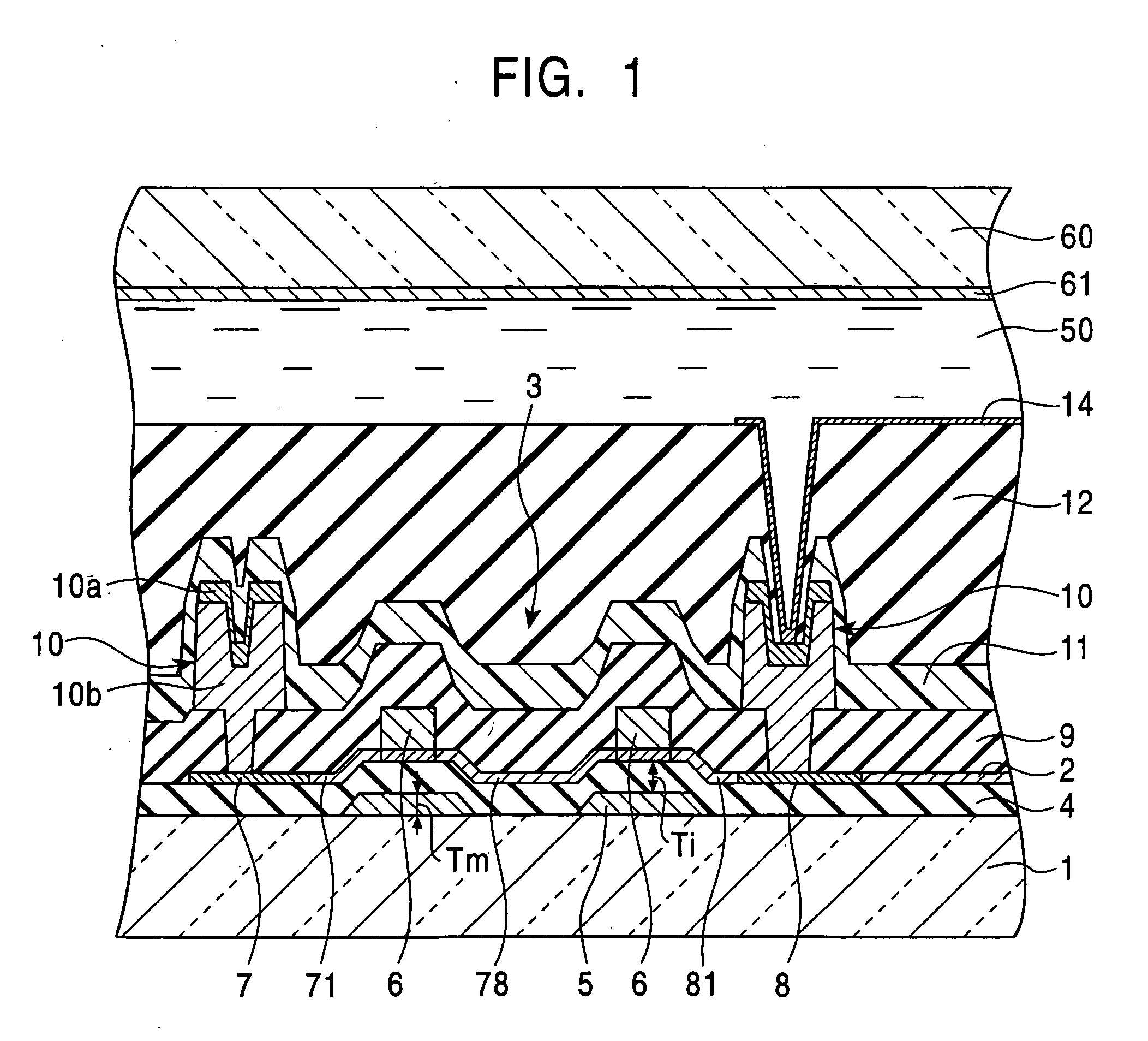 Thin film semiconductor device, display device using such thin film semiconductor device and manufacturing method thereof