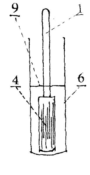 Solid-phase pouring enrichment method and supporting equipment
