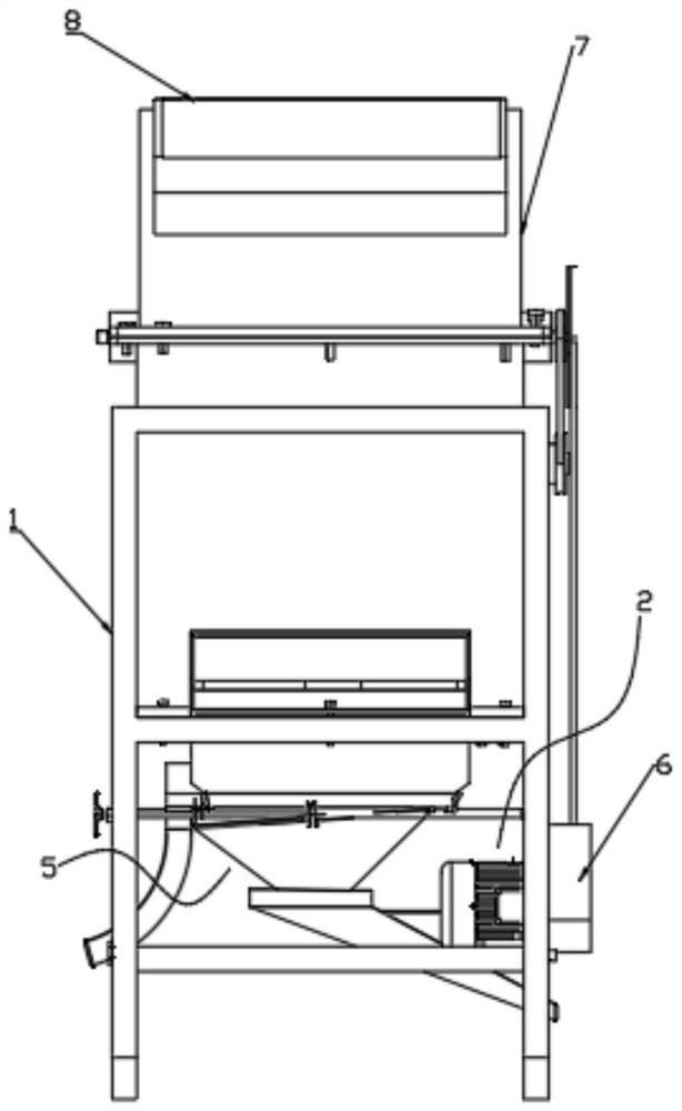 A kind of peanut peeling machine