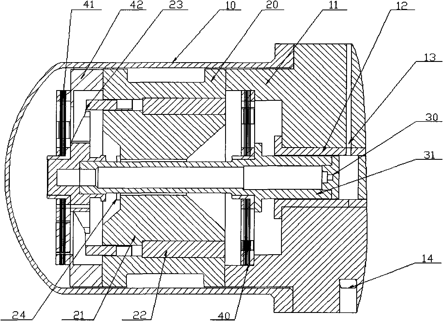 Linear compressor of plate spring supporting system adopting two different types of lines