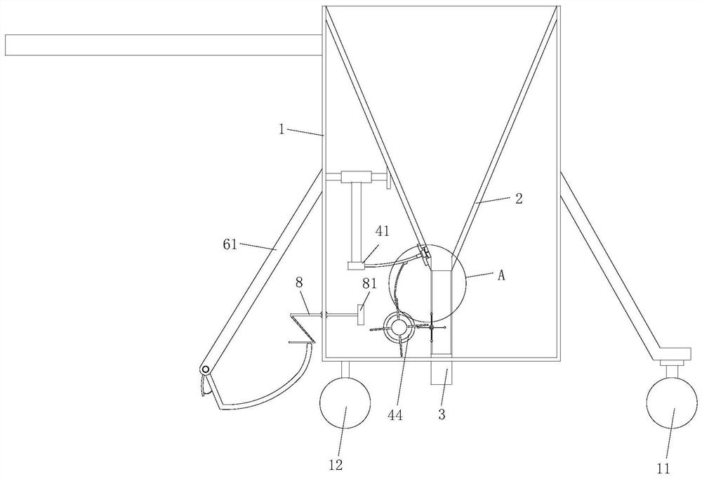 Cobblestone paving device