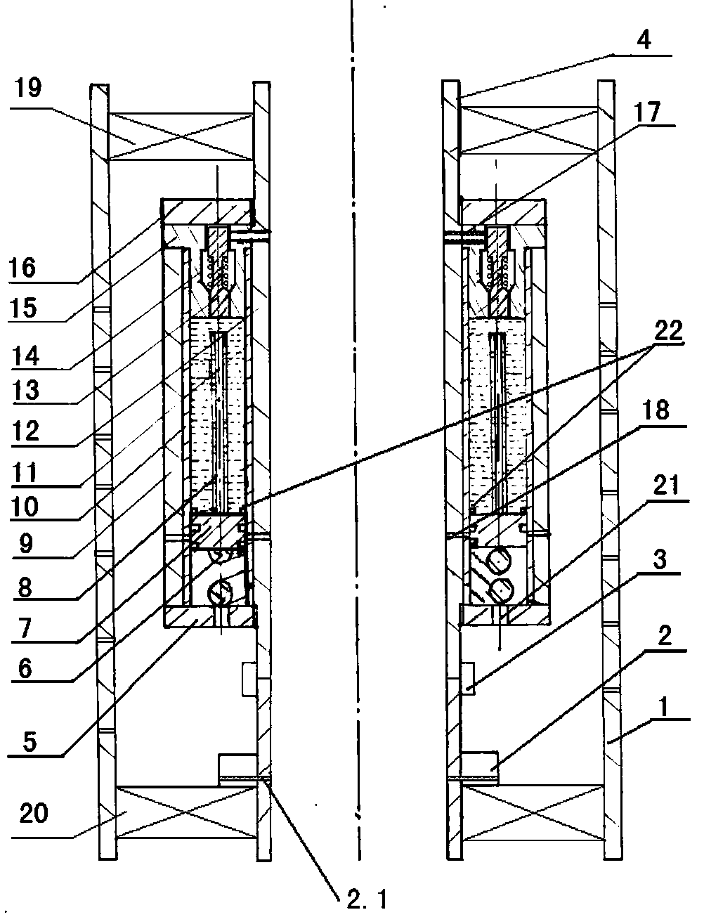 Use method for acid salt anti-scaling and scale-removing device of water injection well