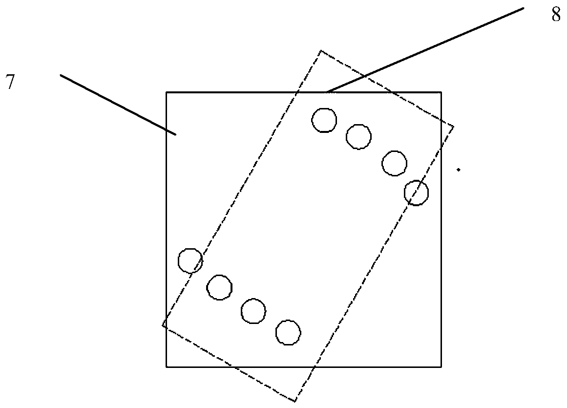 Test device for simulating surface rupture deformation of reverse fault under earthquake