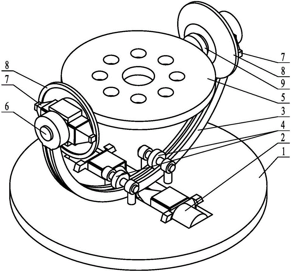 Two-degree-of-freedom motion platform driven by piezoelectric ultrasonic vibrator