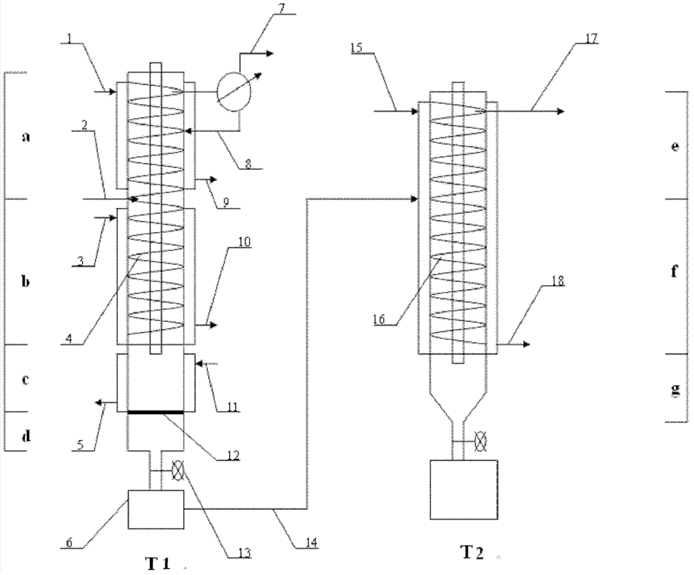 Apparatus and method for continuously separating isopropylphenol