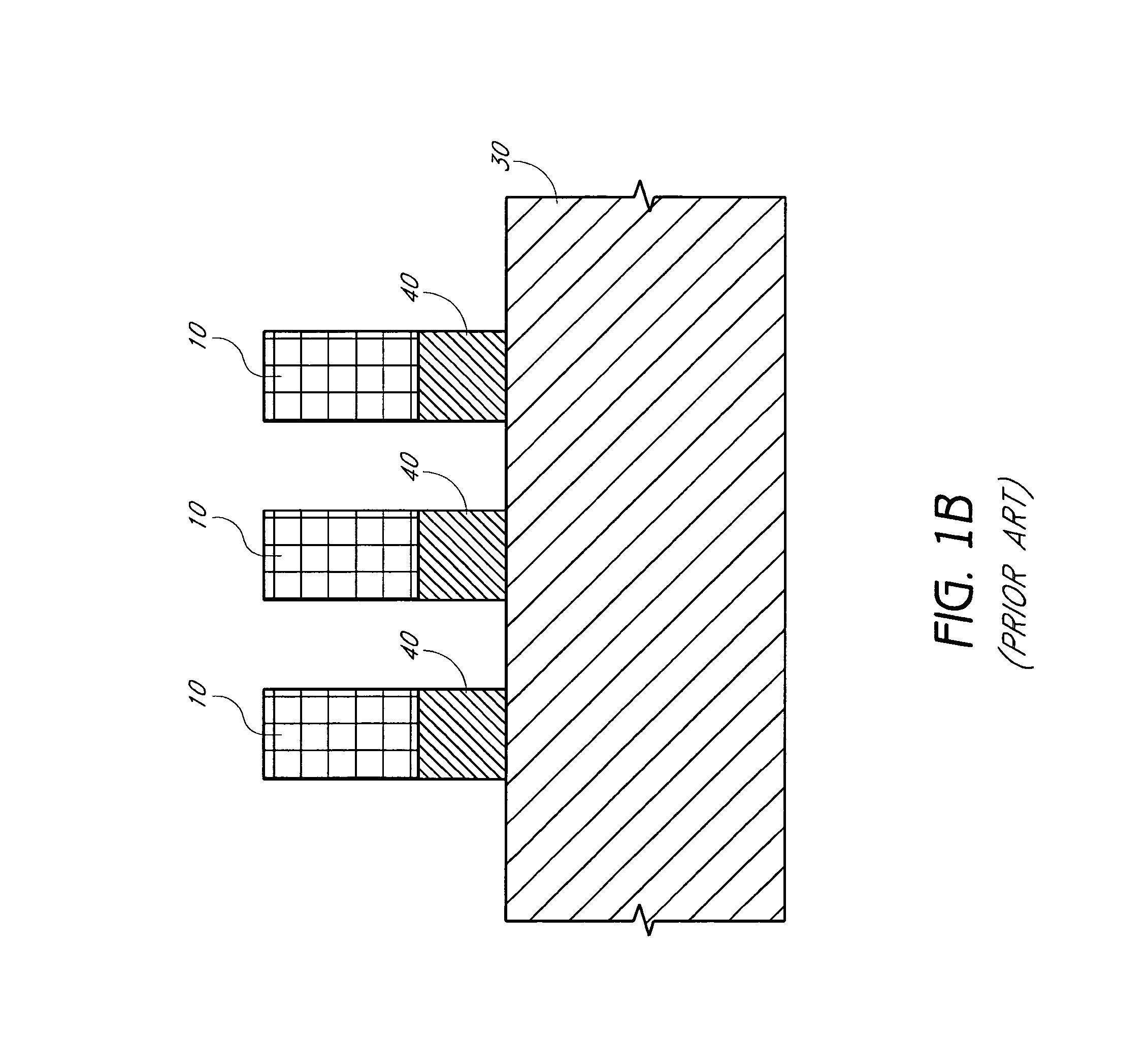 Methods for forming arrays of small, closely spaced features