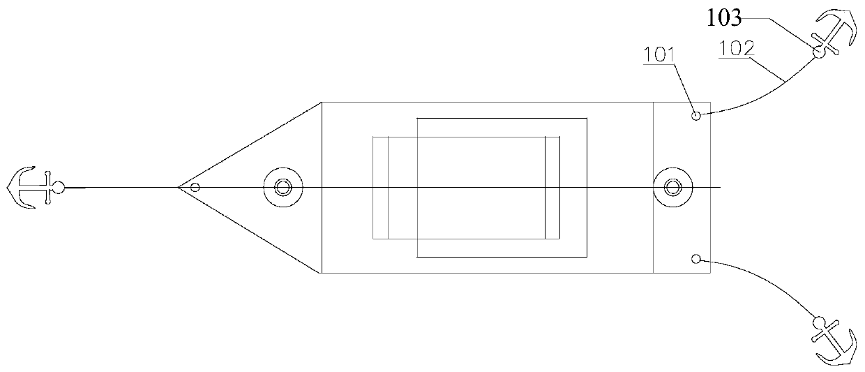 A U-shaped self-propelled wave power generation device