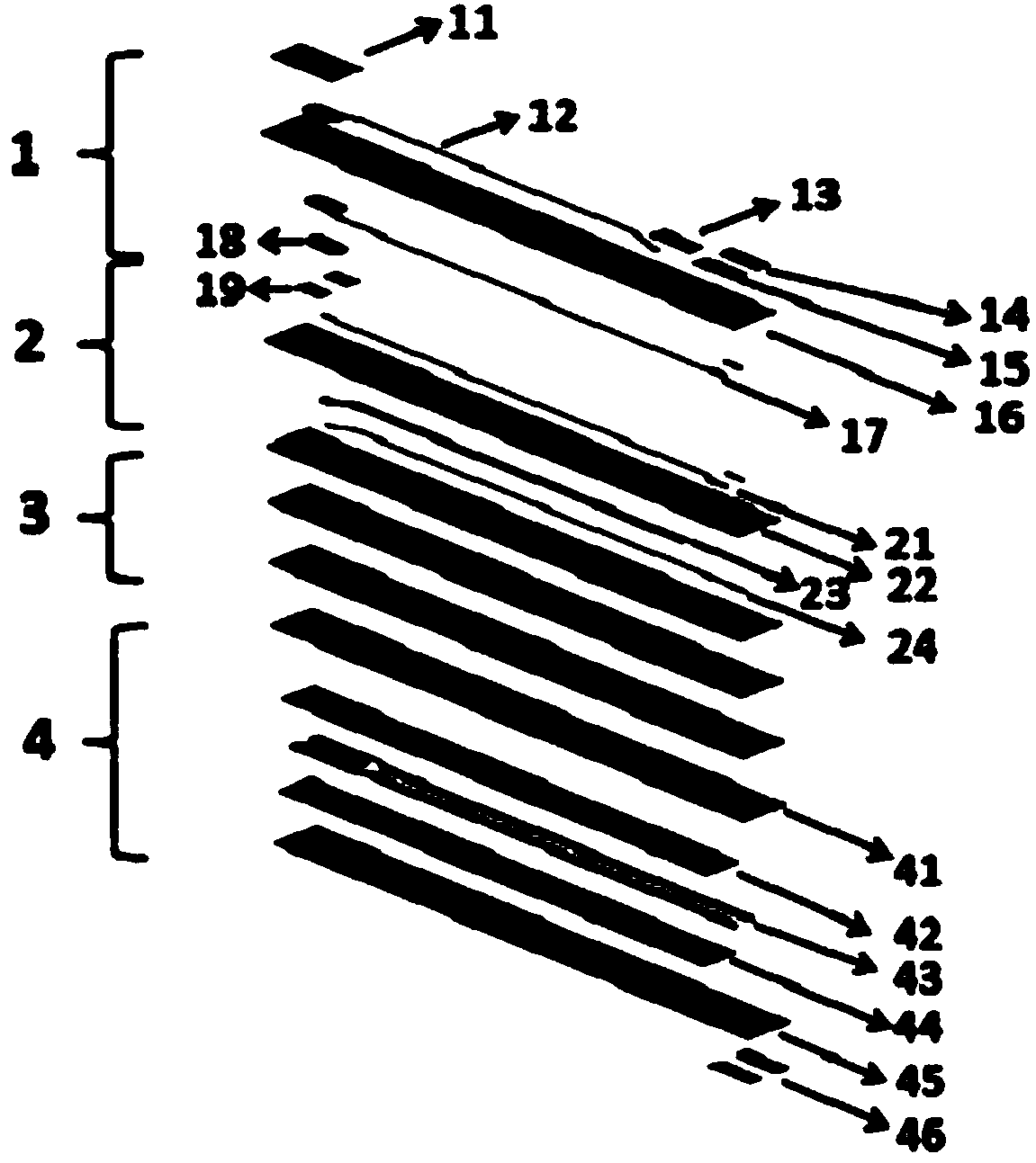 A preparation method of a dual-battery chip wide-area oxygen sensor