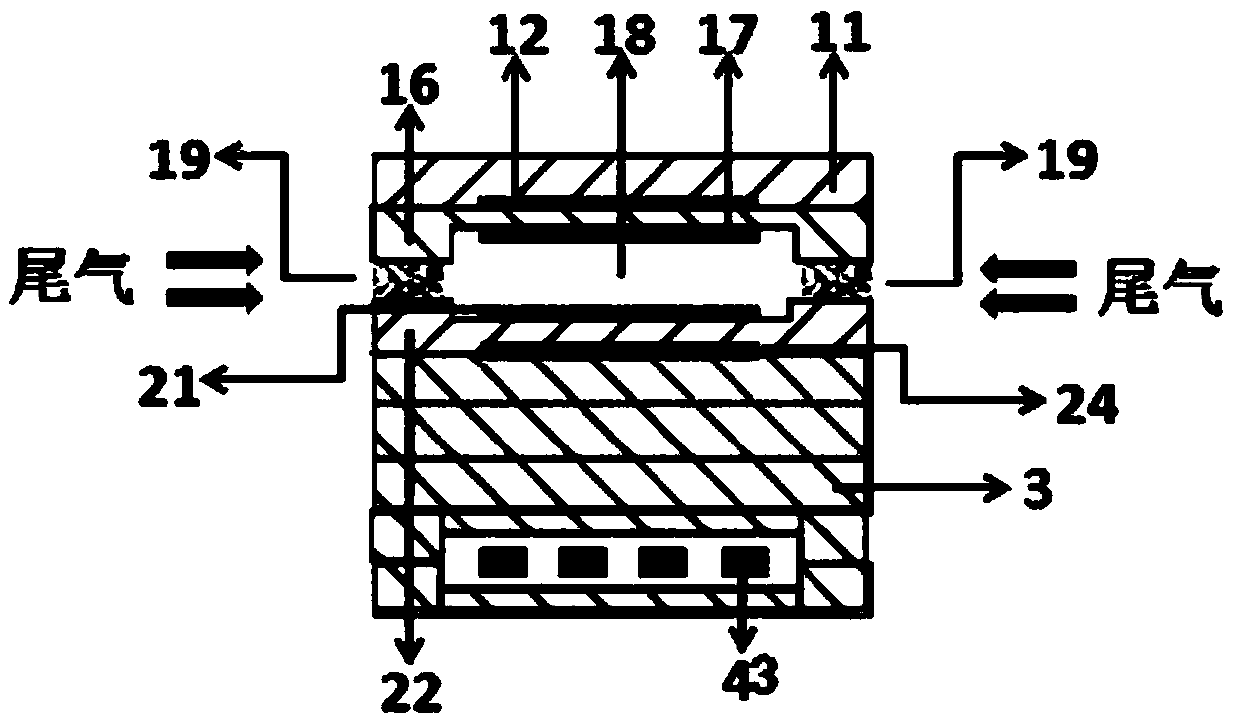 A preparation method of a dual-battery chip wide-area oxygen sensor