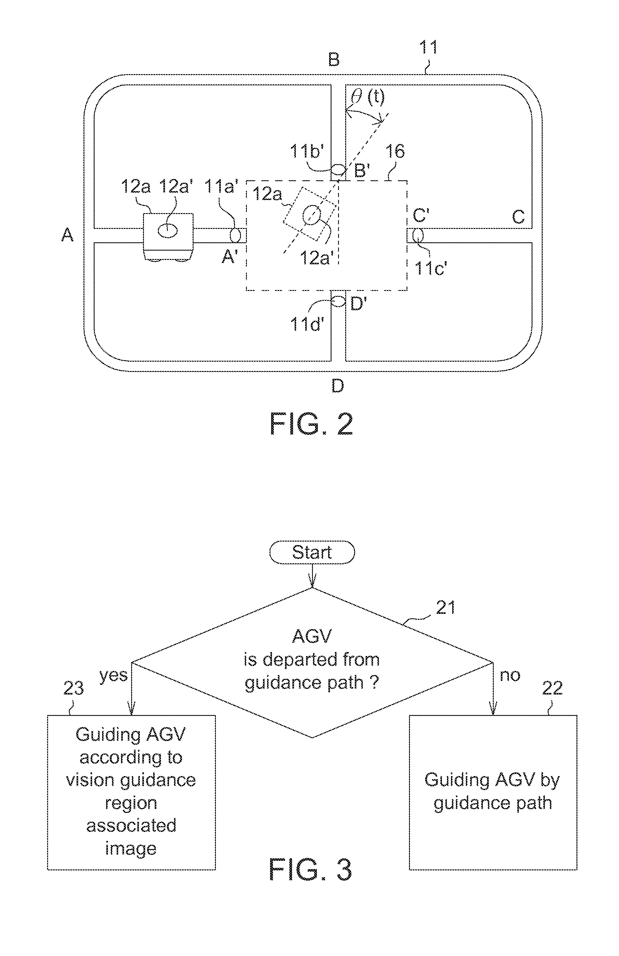System and method for guiding automated guided vehicle
