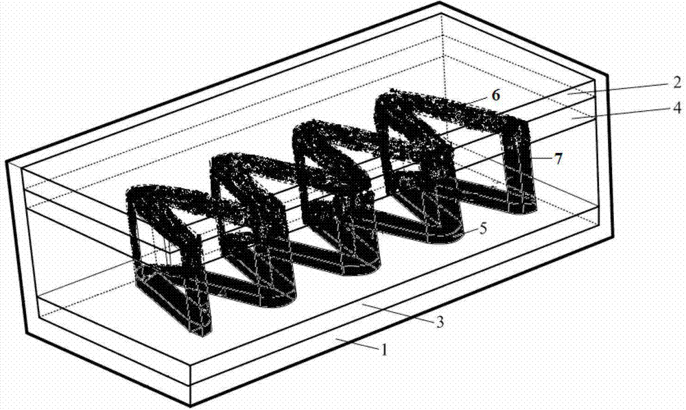 Slow wave structure of folding frame