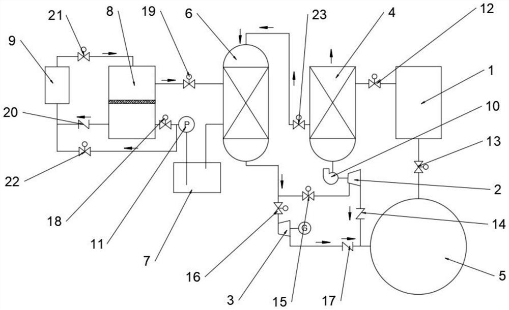 Liquefied gas energy storage system