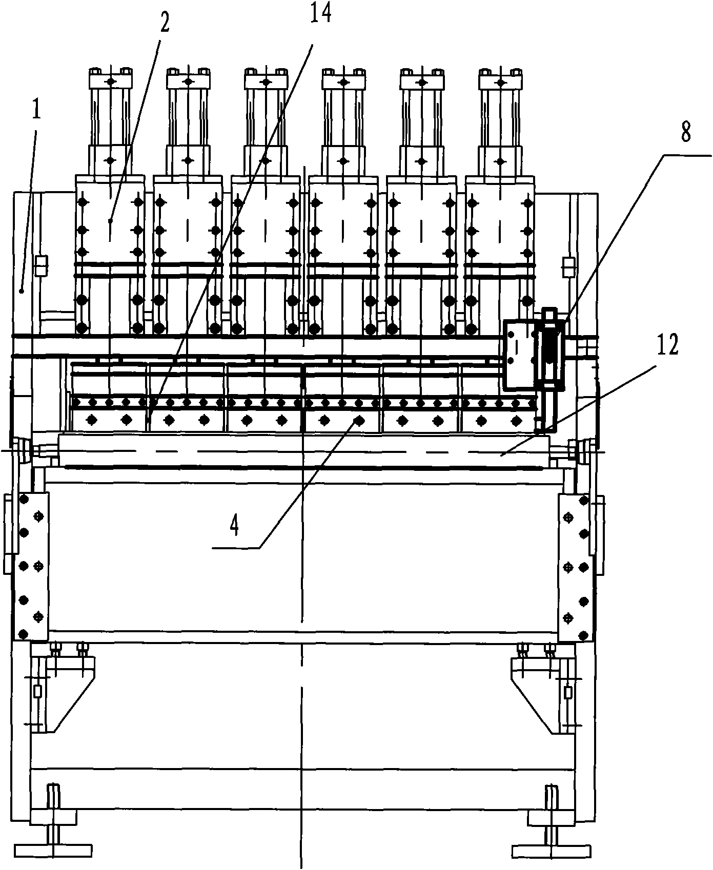 Steel lattice plate automatic edge wrapping machine