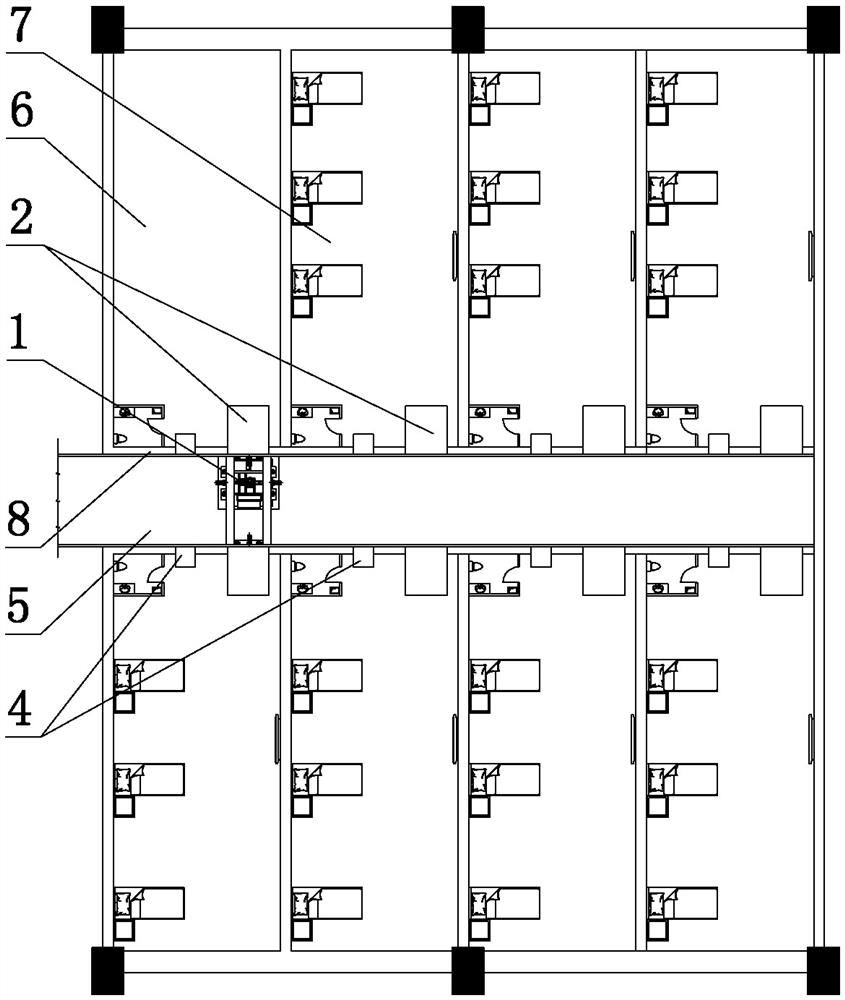 Single-channel ward and infectious disease ward conversion system