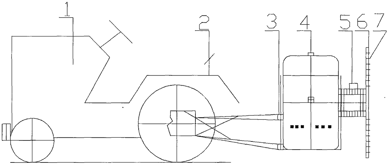 Electrostatic sprayer for orchard