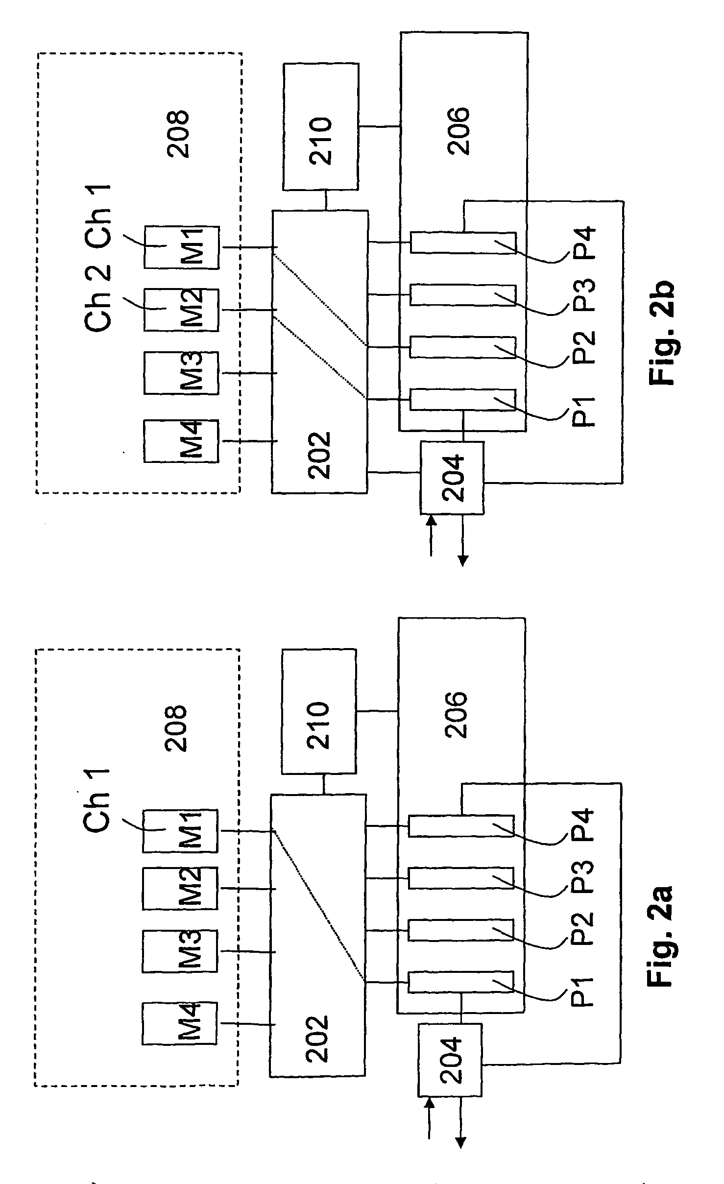 Method for processing data streams divided into a plurality of process steps